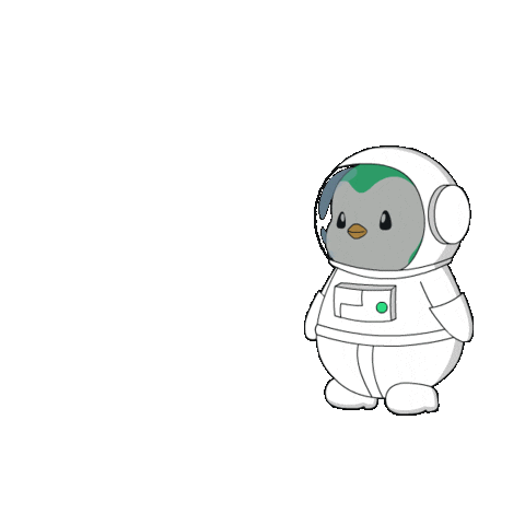 Space Landing Sticker by Abster