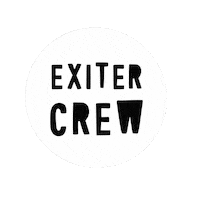 exiterdiary crew exiter exiterdiary exiterdesign Sticker