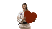 Sport Heart Sticker by Paris Saint-Germain Judo