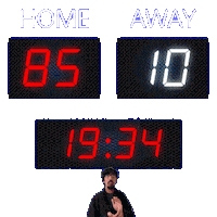 10 Away Sticker