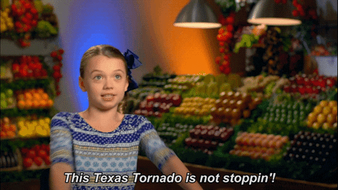 masterchef junior this texas tornado is not stopping GIF by Fox TV