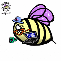 The Office Coffee GIF by Hunnie the Bee