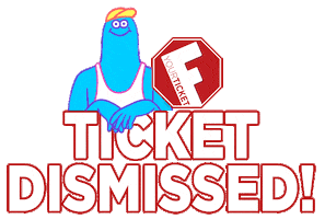 Happy F Sticker by Fyourticket