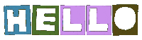 Neon Hello Sticker