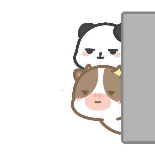 panpancow giphyupload laugh laughing hehe Sticker
