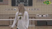 Volleyball Johnson GIF by NDSU Athletics