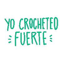 Crochet Ganchillo Sticker by mamaQuilla Tejidos