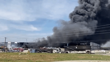 Tornado-Struck Warehouse Catches Fire During Cleanup Efforts in Tennessee