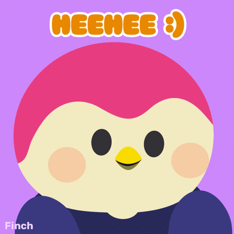 Penguin Blushing GIF by Finch Care