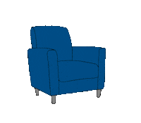 Hottinger-Callahan furniture apartment livingroom hcteam Sticker