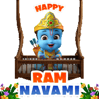 Rama Sriram Sticker by Chhota Bheem