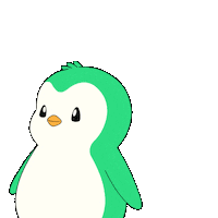 Penguin Goodbye Sticker by Abster