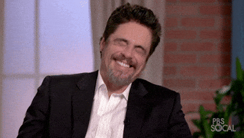 PBSSoCal laughs pbs socal variety studio actors on actors benicio del toro GIF