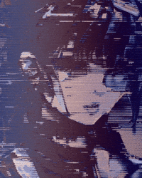 mQx117 art anime loop glitch GIF