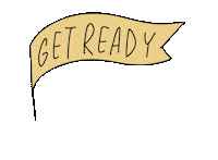 Get Ready Friday Sticker by Crafted By Day