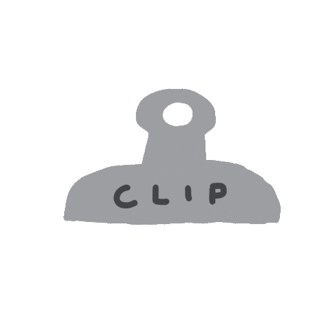 Clip Stamp Sticker