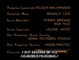 season 8 ending credits GIF
