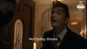David Tennant Not Today GIF by Doctor Who