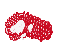 Illustration Sleep Sticker