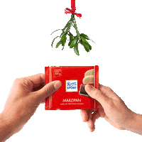 True Love Mistletoe Sticker by Ritter Sport