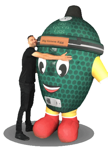 Bbq Cuddle Sticker by Big Green Egg Europe