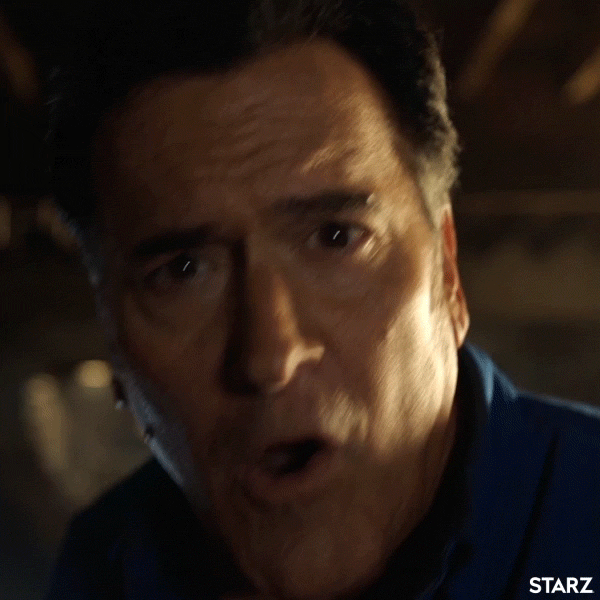 season 3 wtf GIF by Ash vs Evil Dead
