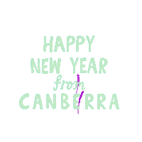 New Year Australia Sticker by VisitCanberra