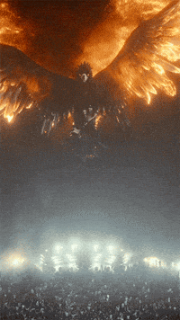 Digital Art Fire GIF by Woodblock