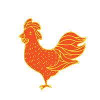 mcpressure good morning morning chicken rooster Sticker