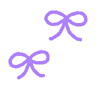 Bow Violet Sticker