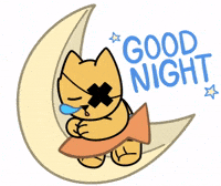 Tired Good Night GIF