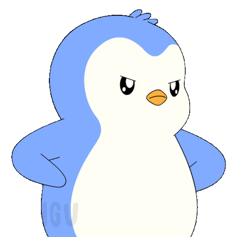 Angry Mood Sticker by Pudgy Penguins