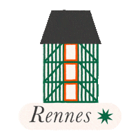 House Maison Sticker by ÈS.B Studio