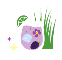Wonder Violet Sticker by drinkwildwonder