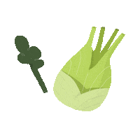 evelindanko green vegetables salad sali Sticker