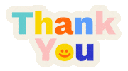 Thank U Sticker by Nice To Meet You Studio
