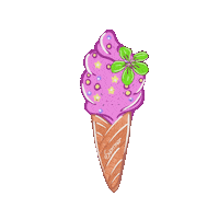Ice Cream Summer Sticker