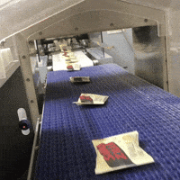 SNACKZILLA snack cookies bakery production line GIF
