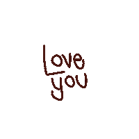 Love You Hearts Sticker