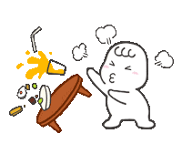怒る Sticker by moonyjp
