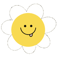 wescribbles smile flower silly doodle Sticker