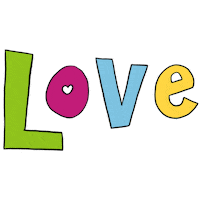 Rainbow Love Sticker by Rafs Design