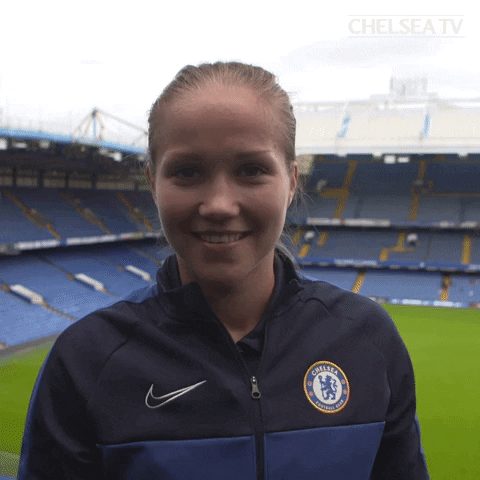 chelseafc giphygifmaker happy football soccer GIF