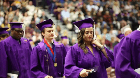 college graduation GIF by Western Illinois University