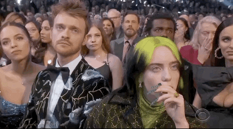 Staring Billie Eilish GIF by Recording Academy / GRAMMYs