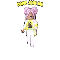 Come Join Me Sticker by Afro Unicorn