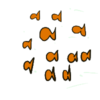 Finding Nemo Swimming Sticker by GT8Studios