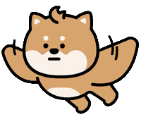 leewalee dog bird ab 강아지 Sticker