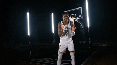 Georgia Tech Basketball GIF by Georgia Tech Yellow Jackets