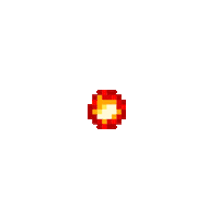 rippasippa pixel gaming explosion 8bit Sticker